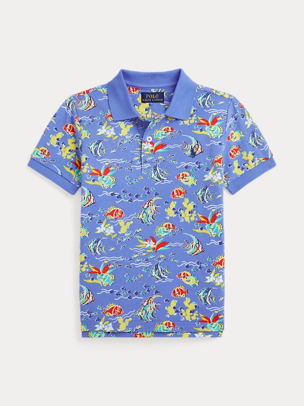Polo Ralph Lauren Boys Fish Print Polo Shirt – Size 3T